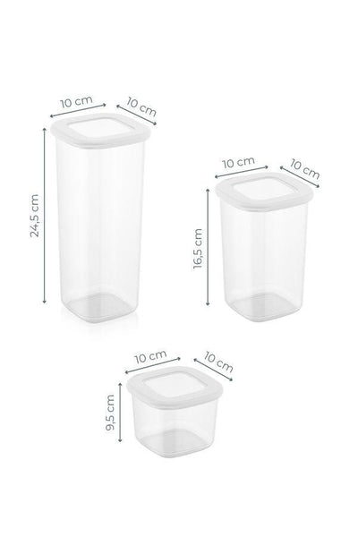 Set 12 Cutii pentru alimente, 3 marimi