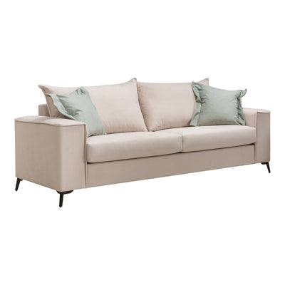 Set 2 canapele cu 2 locuri Verona x2, Verde deschis, 225x93x100 cm, imagine suplimentara