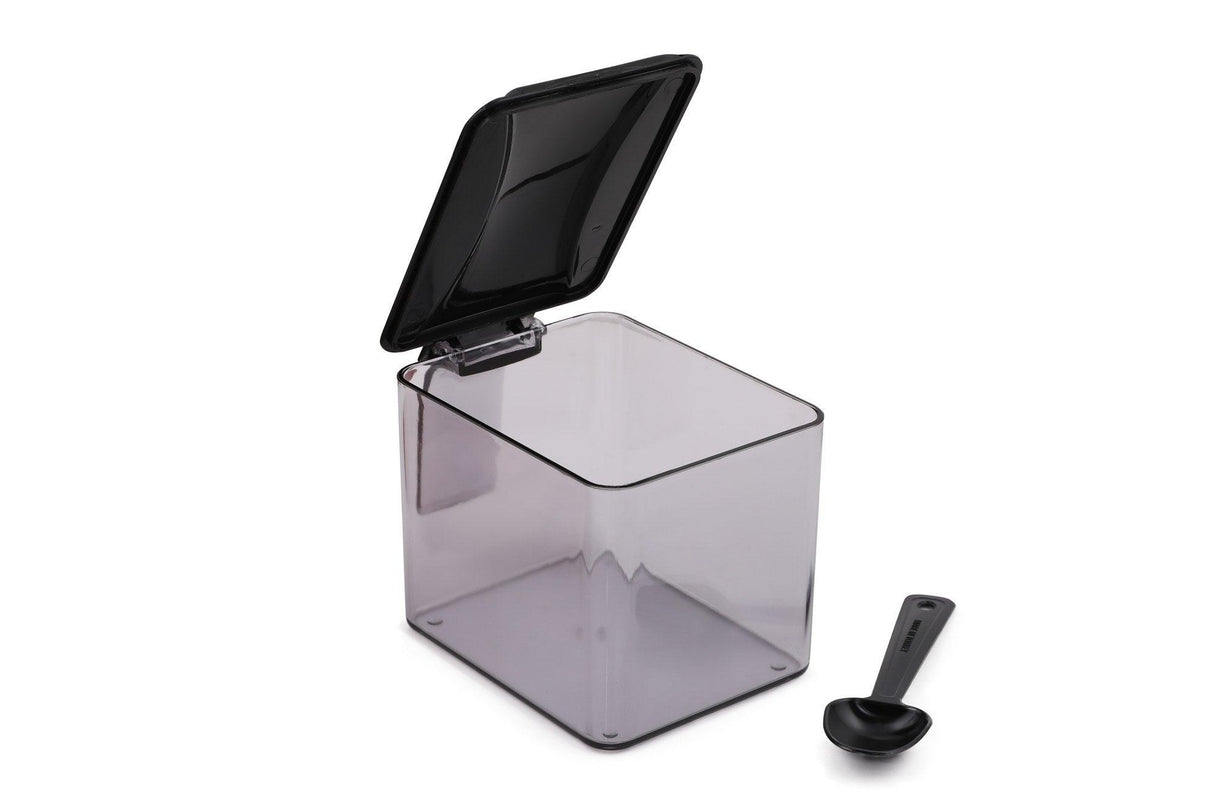 Set 3 borcane de condimente, Negru