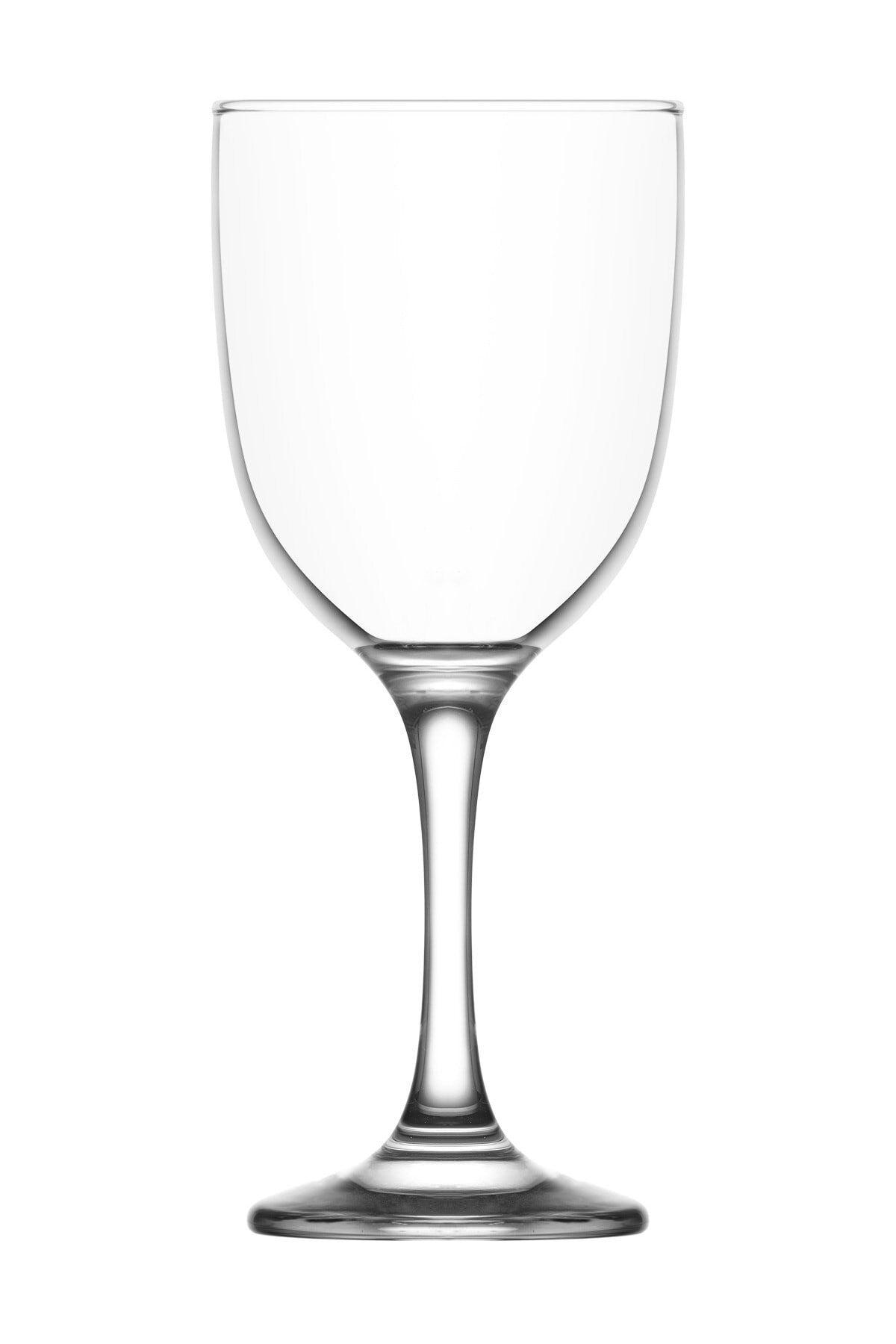 Set 3 Pahare cu Picior Capri, Transparent, 365 cc