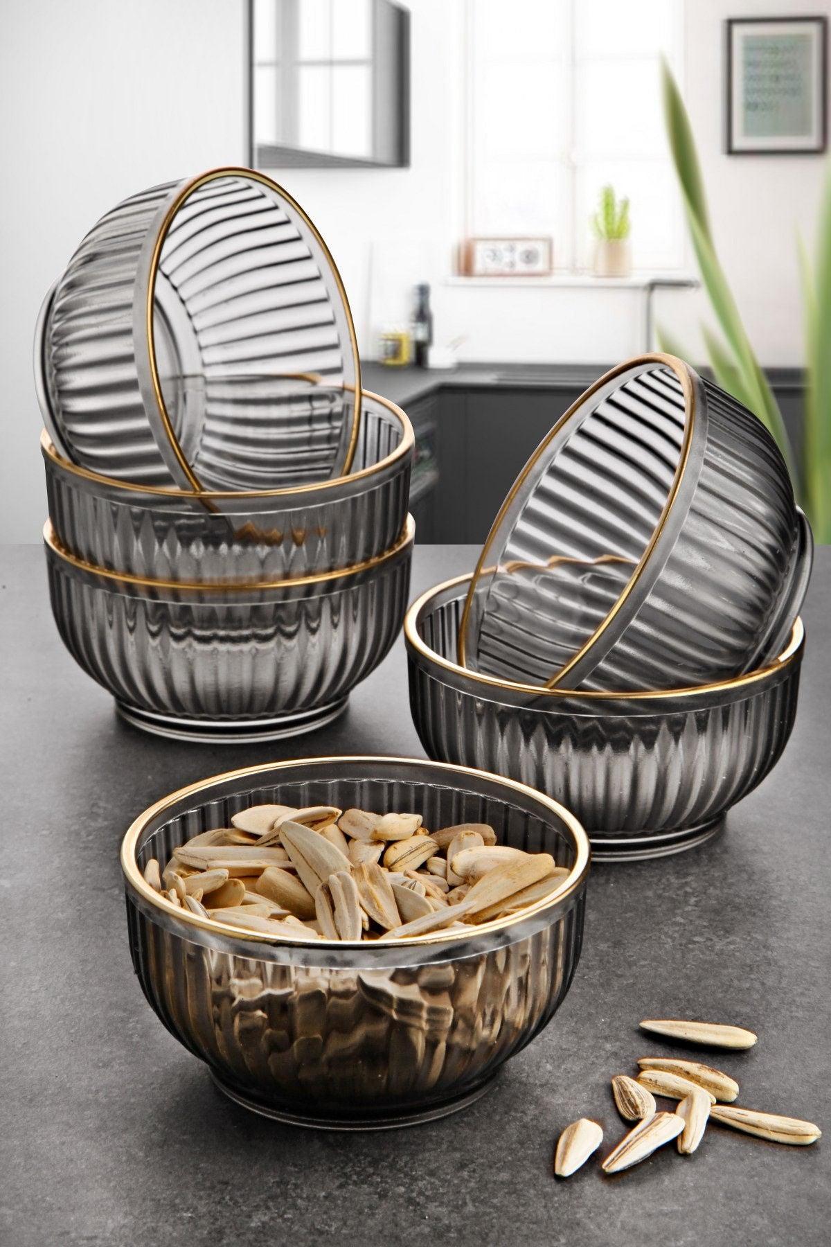 Set 6 boluri, Fumuriu, 250 cc