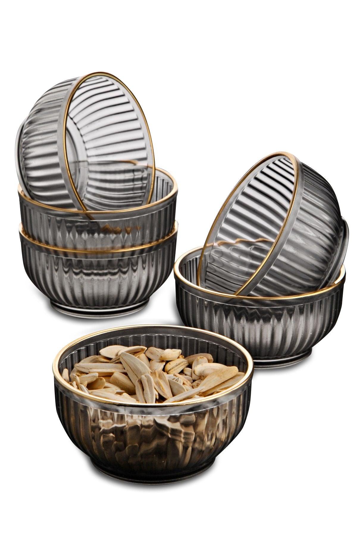 Set 6 boluri, Fumuriu, 250 cc