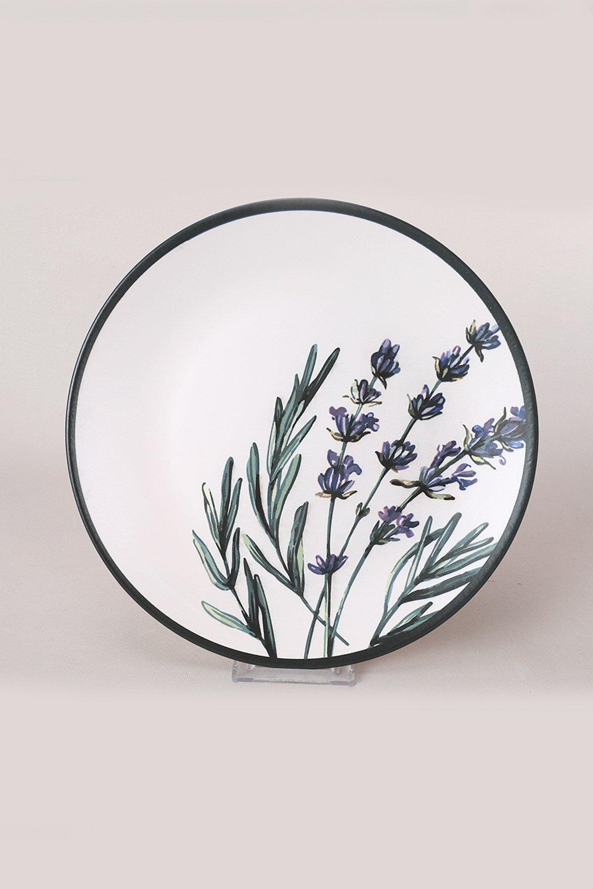 Set 6 Farfurii Cosanzeana, Ceramica, Alb, 25 cm