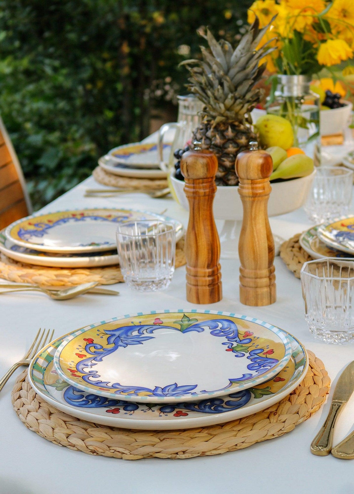 Set 6 Farfurii Decora Alb, 26 cm