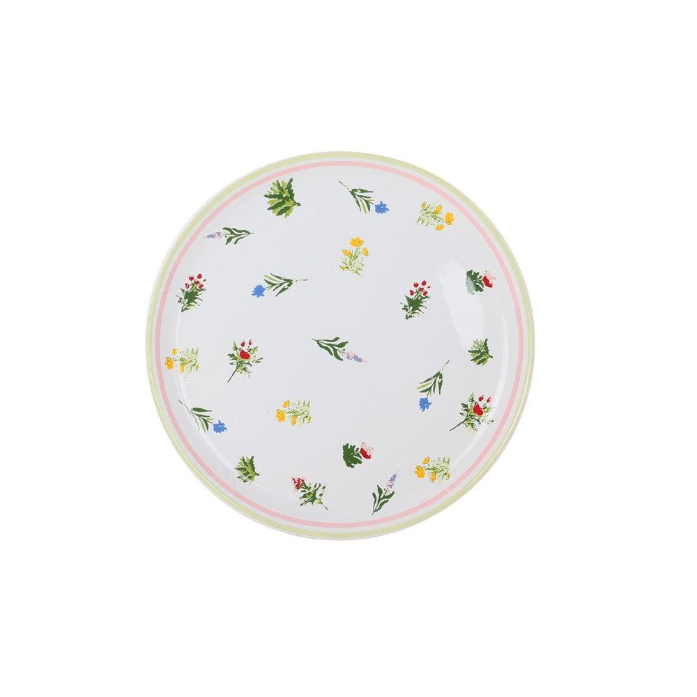 Set 6 Farfurii Holiday Ceramica, Alb, 25 cm