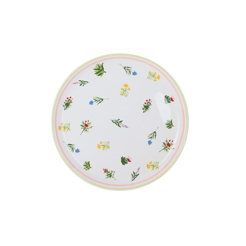 Set 6 Farfurii Holiday Ceramica, Alb, 25 cm