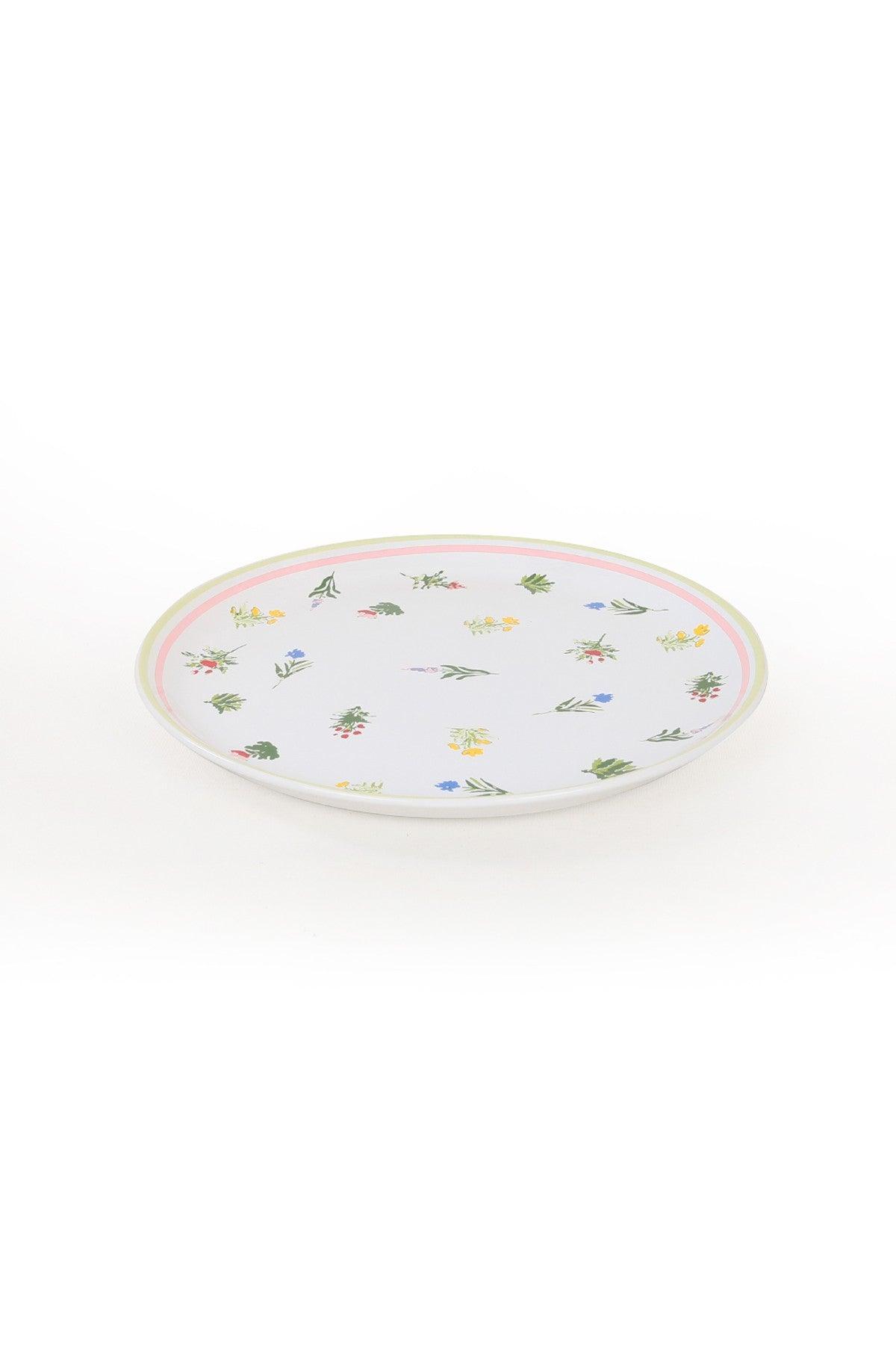 Set 6 Farfurii Holiday Ceramica, Alb, 25 cm