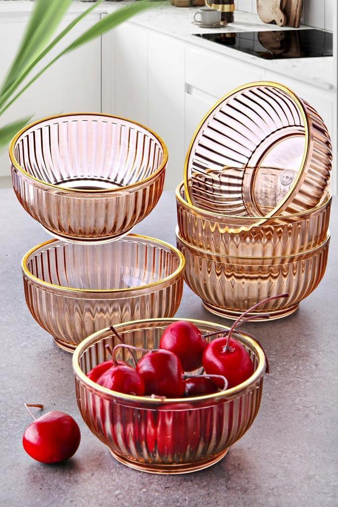 Set bolur, Liliac, 10x5x10 cm