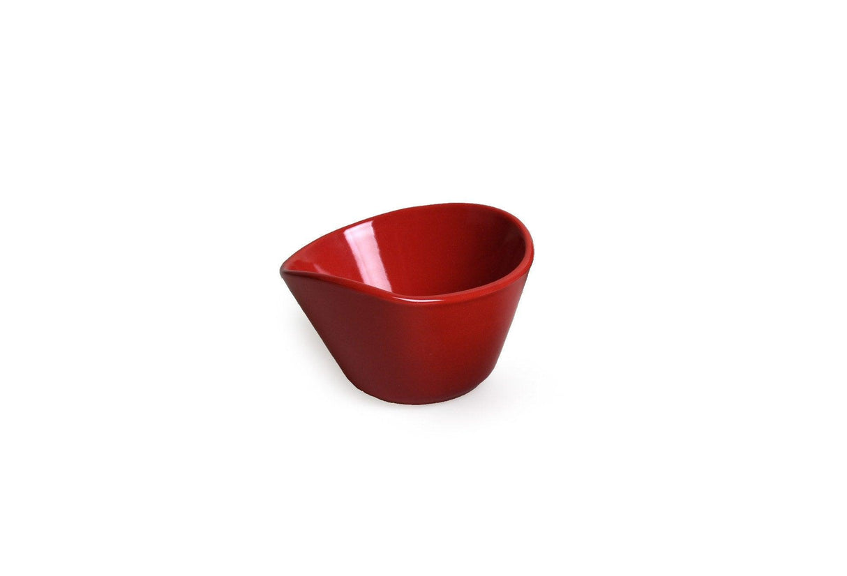 Set boluri ceramice Tigela Red Snack Bowl 11 Cm 6 Pieces, Roșu, 11x7.1x7.1 cm