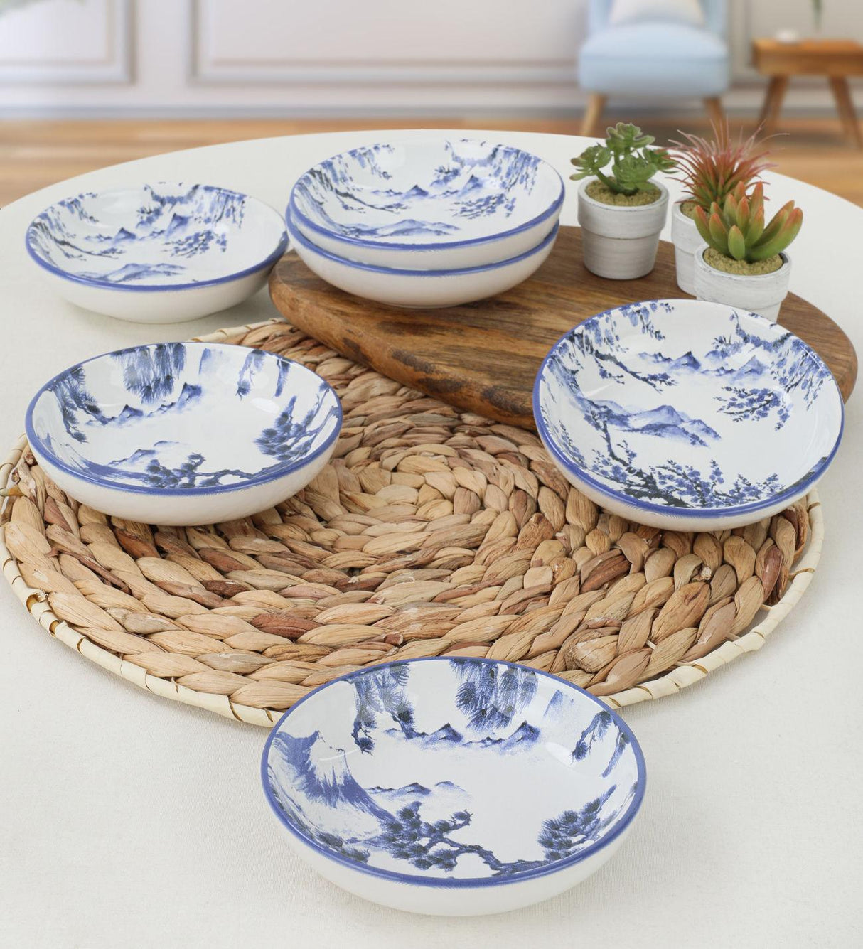 Set boluri cu sos Sauce Bowl Set ST489306F004A78DM00MAYD100, Alb, 22x19x22 cm