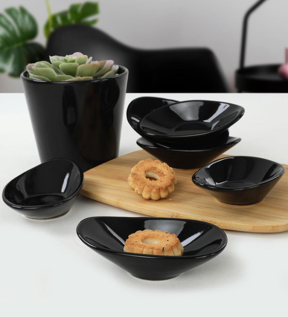 Set boluri cu sos Sauce Bowl Set ST511006F650A000000MAYD200, Negru, 23x19x23 cm