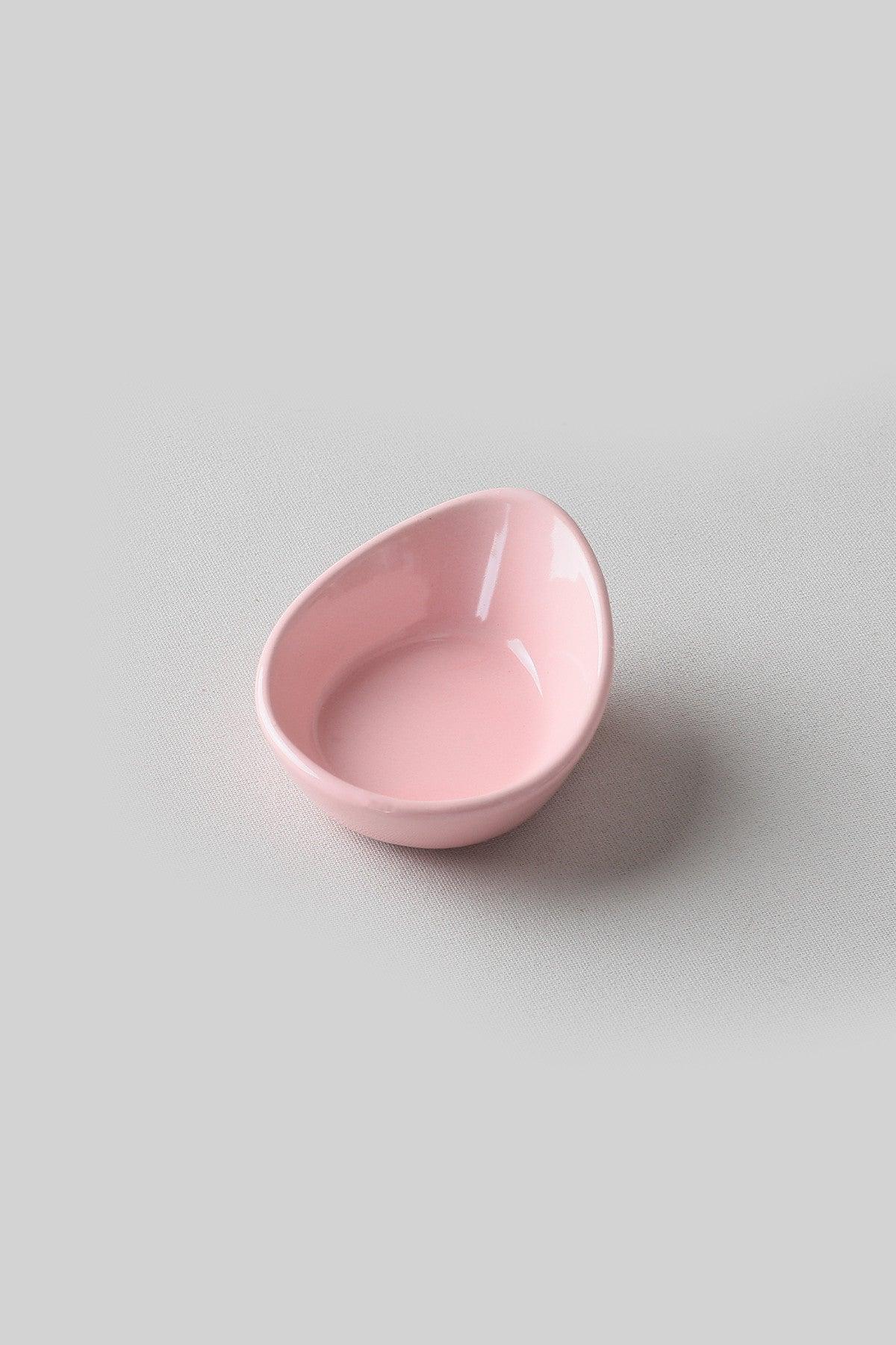 Set farfurii cu sos Sauce Plate Set Mini Gondola Light Pink Snack / Sauce 8 Cm 6 Pieces, Roz, 17x9x12 cm