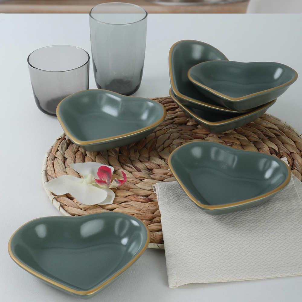 Set boluri pentru aperitive Appetizer Bowl Set ST008406F322A841600MAYD200, Gri inchis, 22x19x22 cm