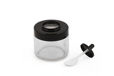 Set borcane de condimente Genis Kasikli 12, Transparent, 30x20x20 cm