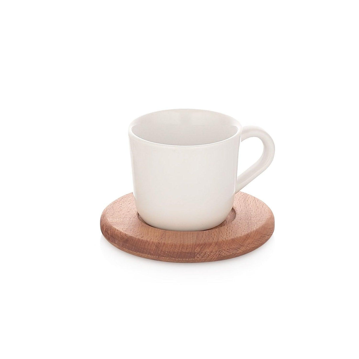 Set cești de cafea, Natural, 13x13x16 cm