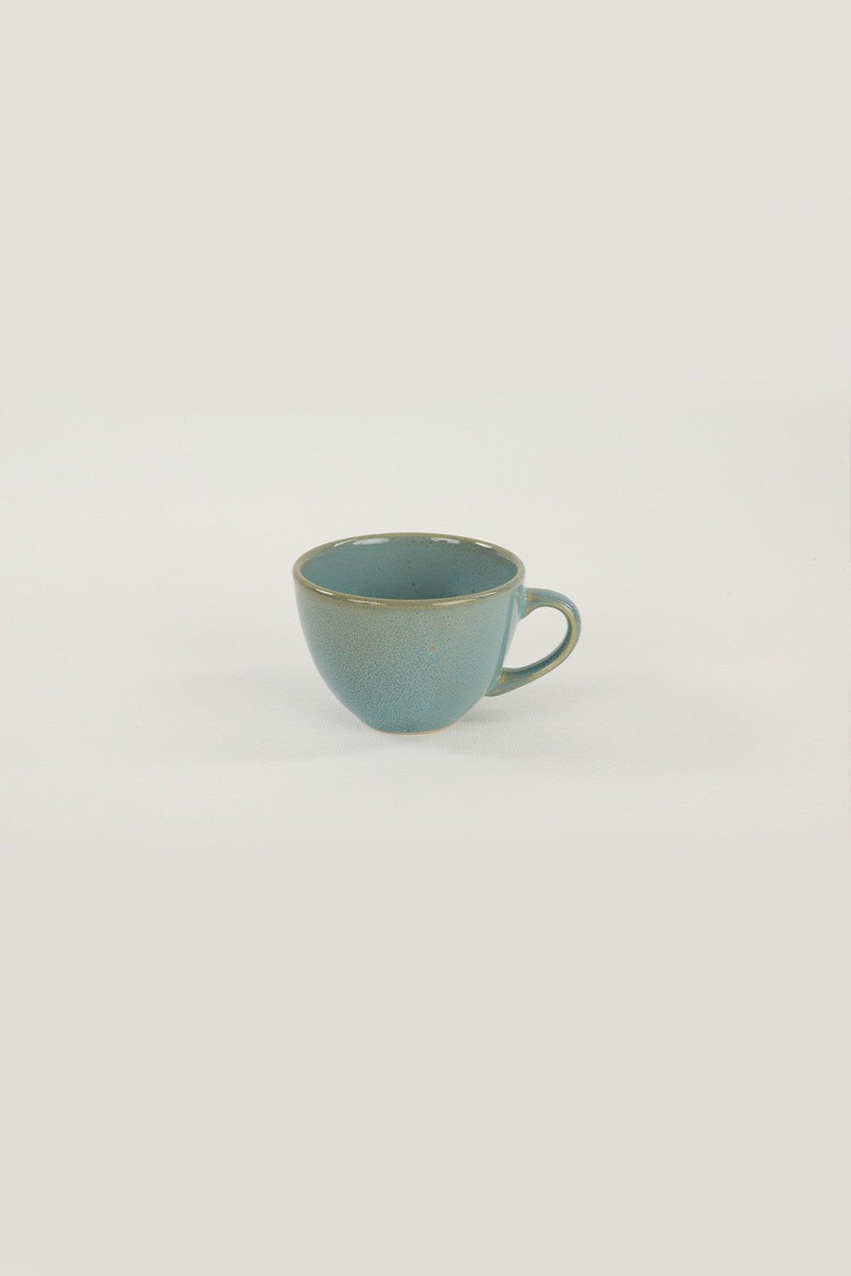 Set cești de cafea Ocean Drip Coffee Presentation Set 4 Pieces for 2 People, Turcoaz, 29x17x29 cm