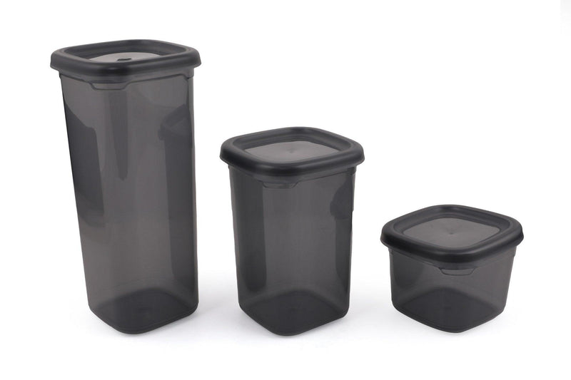 Set cutie de depozitare Storage Box Set Bnm Super, Gri, 42x26x34 cm