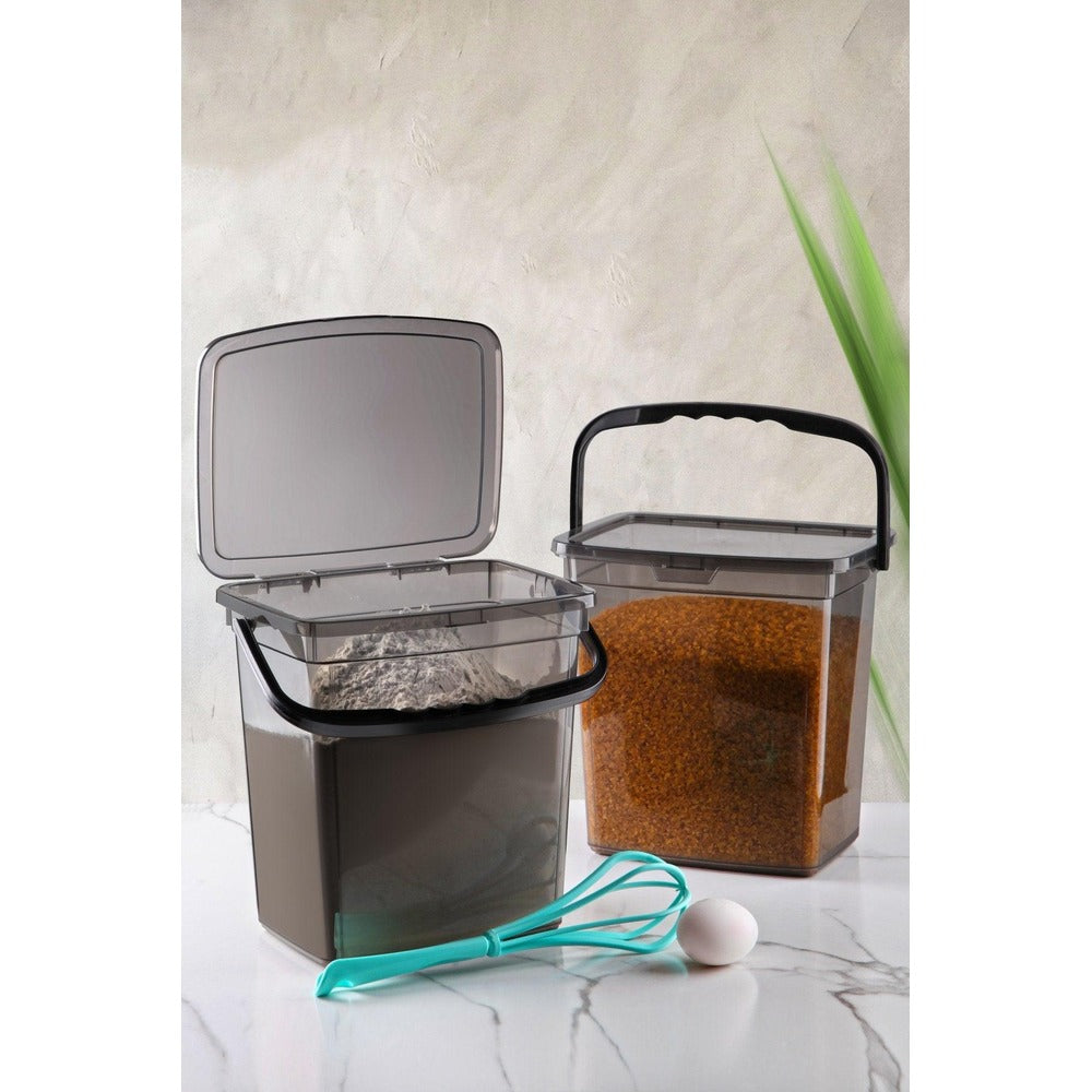 Set cutie de depozitare, Multicolor, 25x18x24 cm