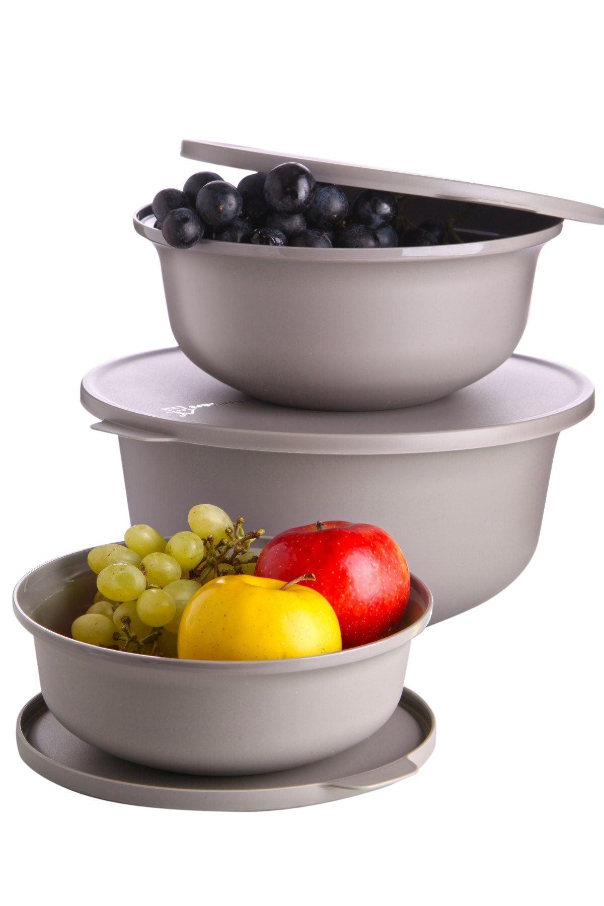 Set cutie de depozitare Storage Box Set 2374 - Cream, Crem, 30x25x30 cm