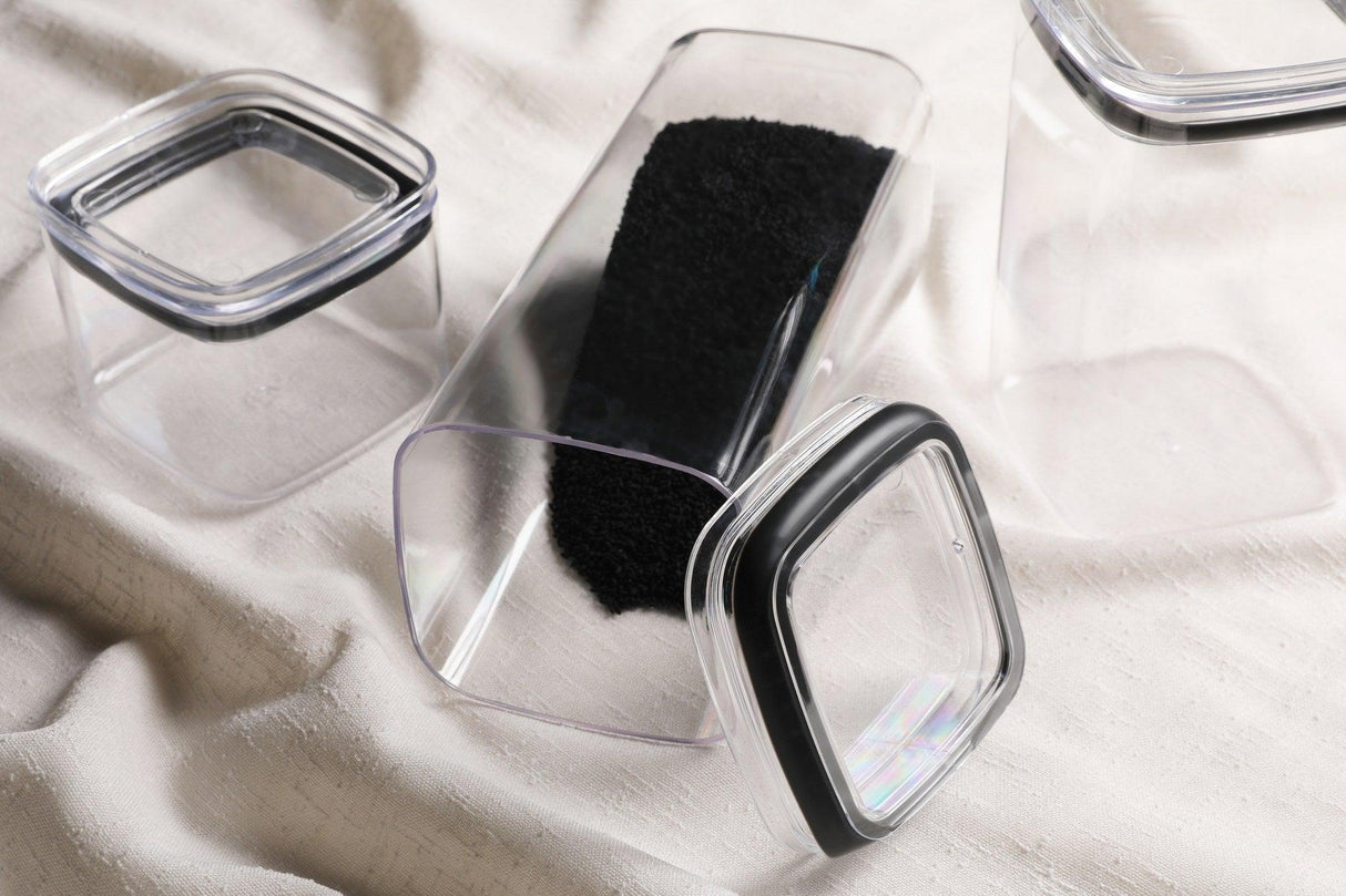 Set cutie de depozitare Storage Box Set 3BOY18, Gri, 34x39x23 cm