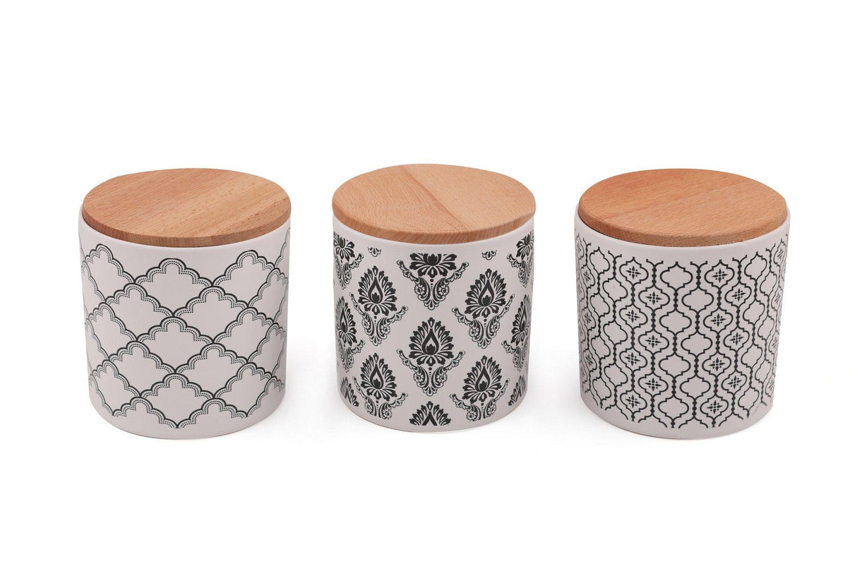 Set cutie de depozitare Storage Box Set Ares Storage Box 12 cm 3 Pieces, Alb, 31x20x31 cm