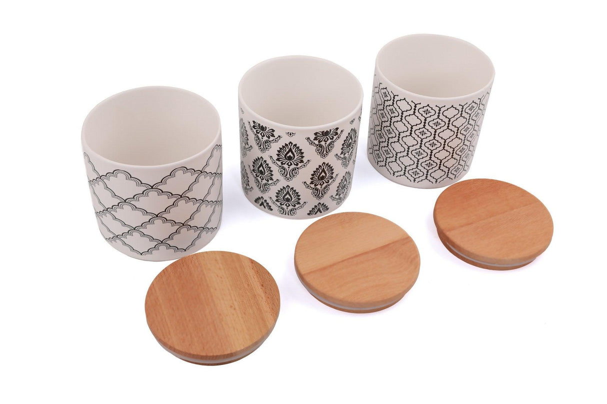 Set cutie de depozitare Storage Box Set Ares Storage Box 12 cm 3 Pieces, Alb, 31x20x31 cm