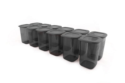 Set cutie de depozitare Storage Box Set BNM - 0711 - 12AD, Gri, 30x20x45 cm
