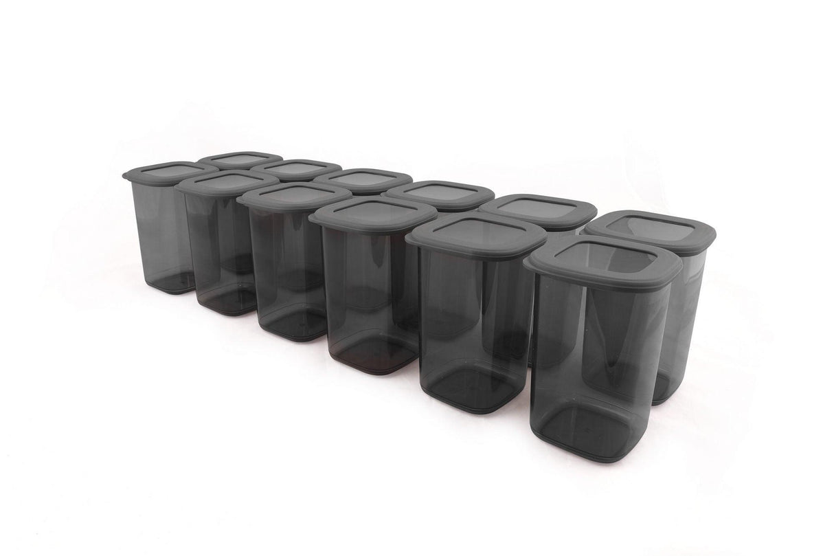 Set cutie de depozitare Storage Box Set BNM - 0711 - 12AD, Gri, 30x20x45 cm