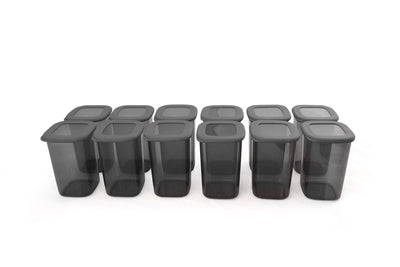 Set cutie de depozitare Storage Box Set BNM - 0711 - 12AD, Gri, 30x20x45 cm