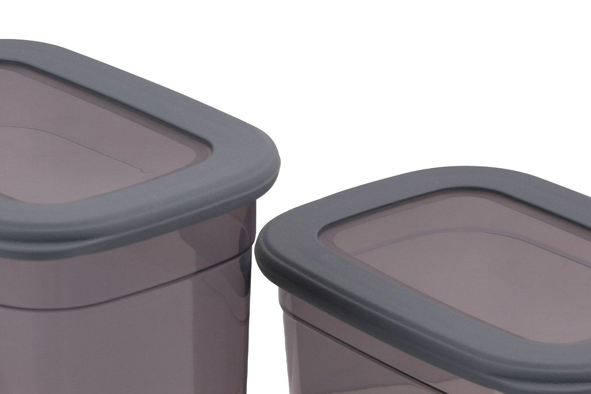 Set cutie de depozitare Storage Box Set BNMPGGY24, Gri, 12 x 17 x 27 cm