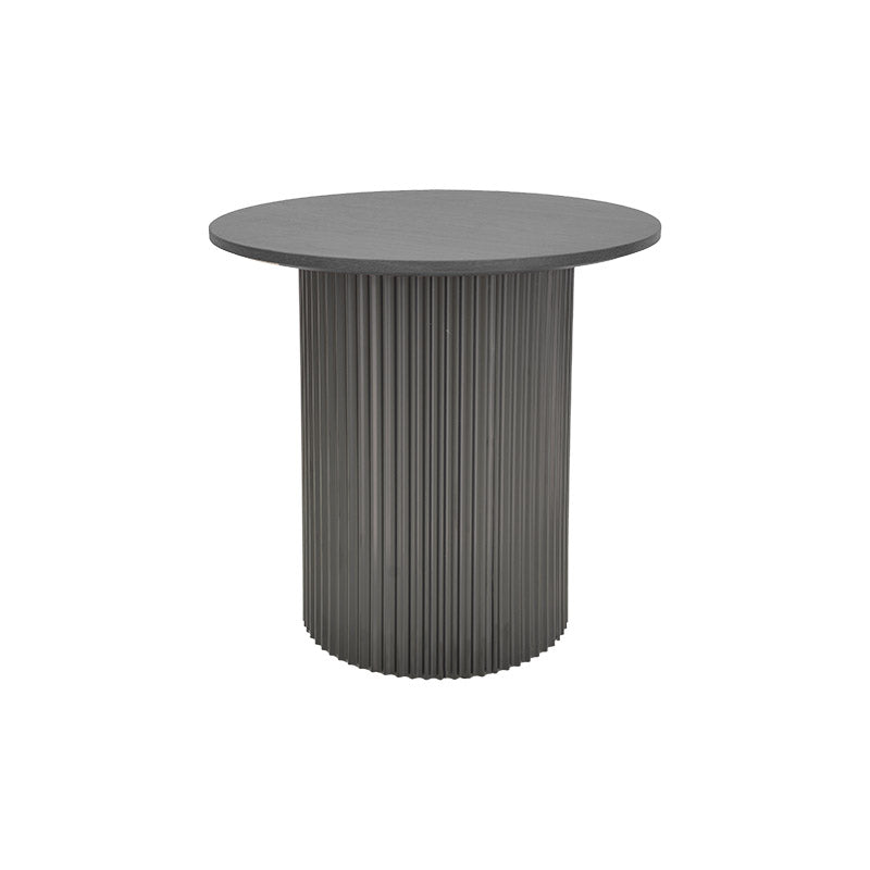 Set 2 mese de cafea Dovel, MDF si metal, 70x70x45 cm - Negru