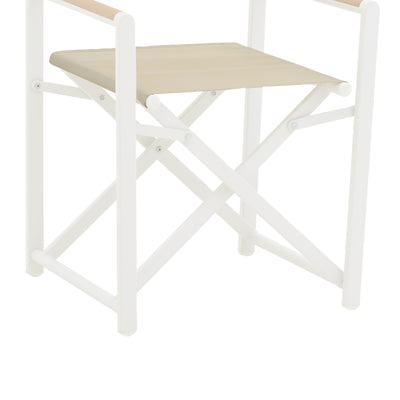 Set de 7 buc masa si scaune de gradina Kliton Mabu aluminiu, alb, 150x80x74 cm, foto produs 8