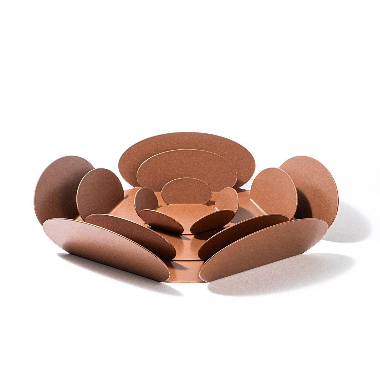 Set de accesorii metalice decorative (3 bucăți) Decorative Metal Accessory Set (3 Pieces) Artistic 1, Cupru, 13x13 cm