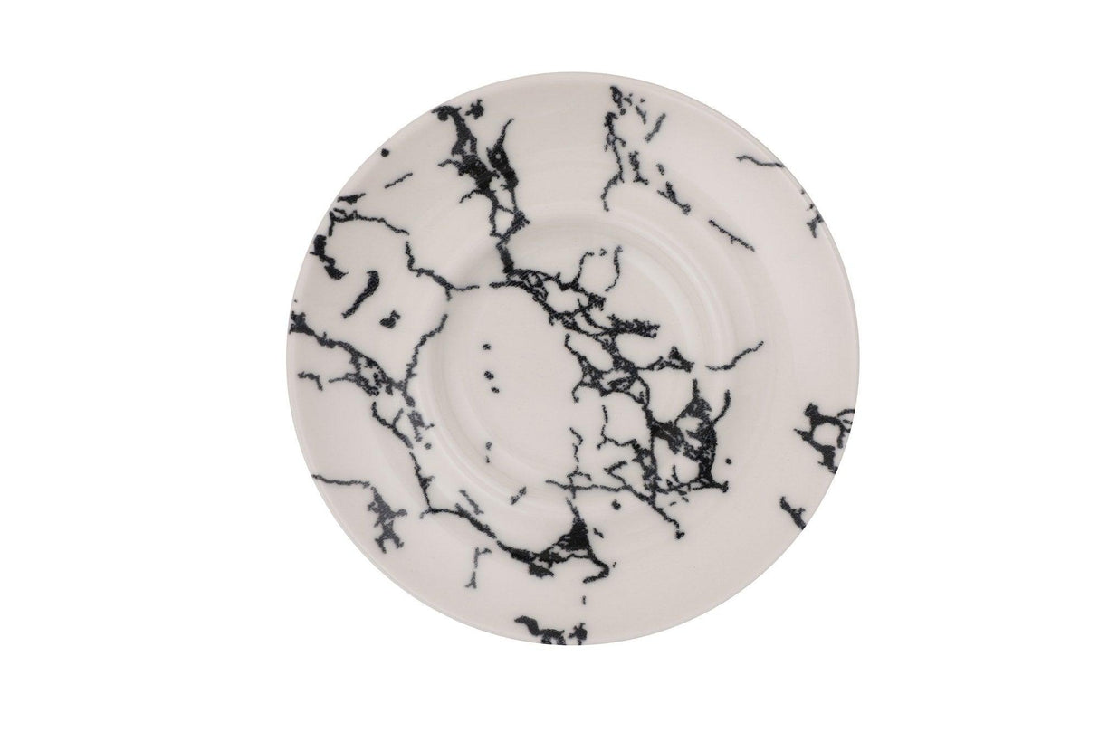 Set de cani de ceai, Crem, 25x10x35 cm