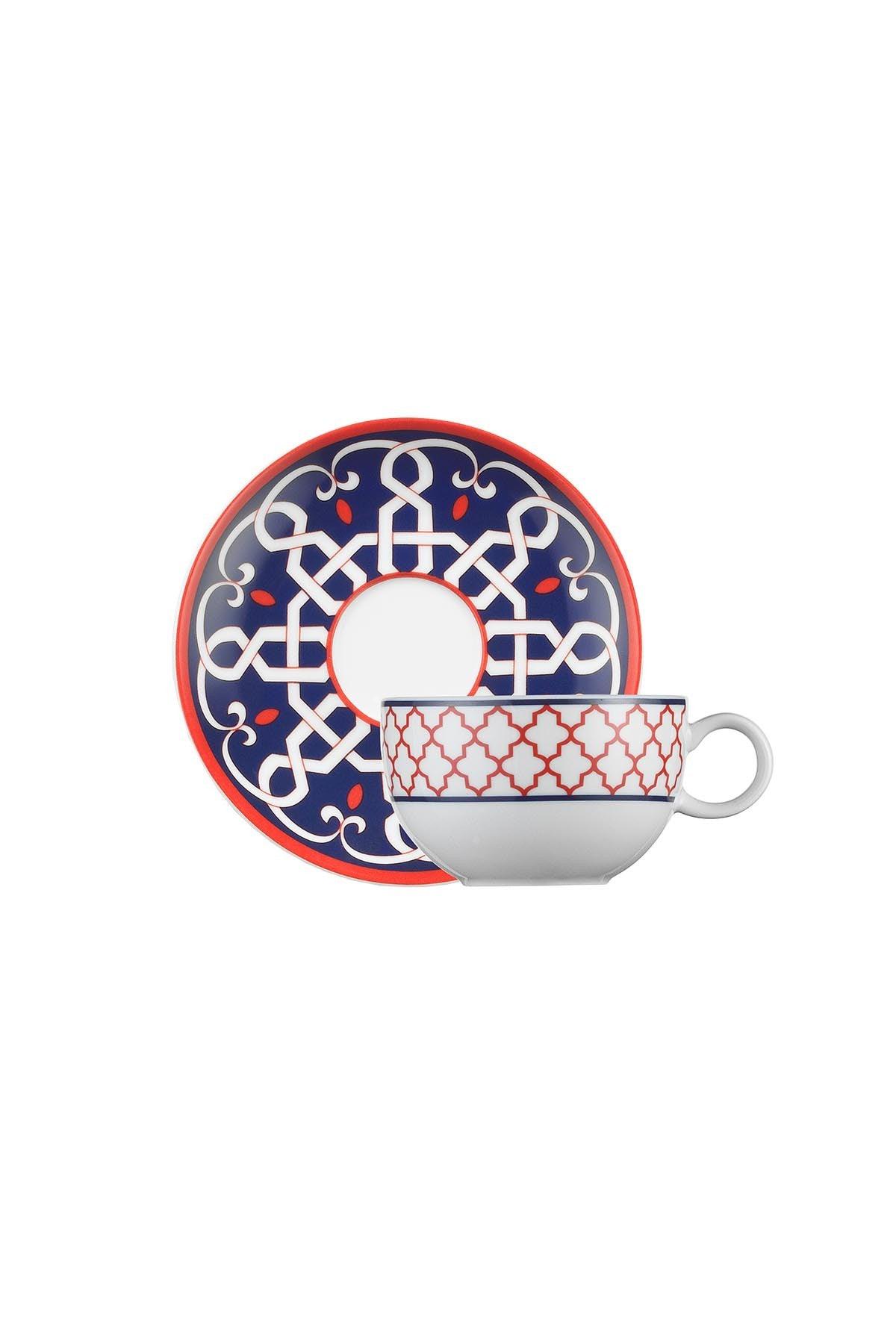 Set de cani de ceai, Multicolor, 26x9x36 cm