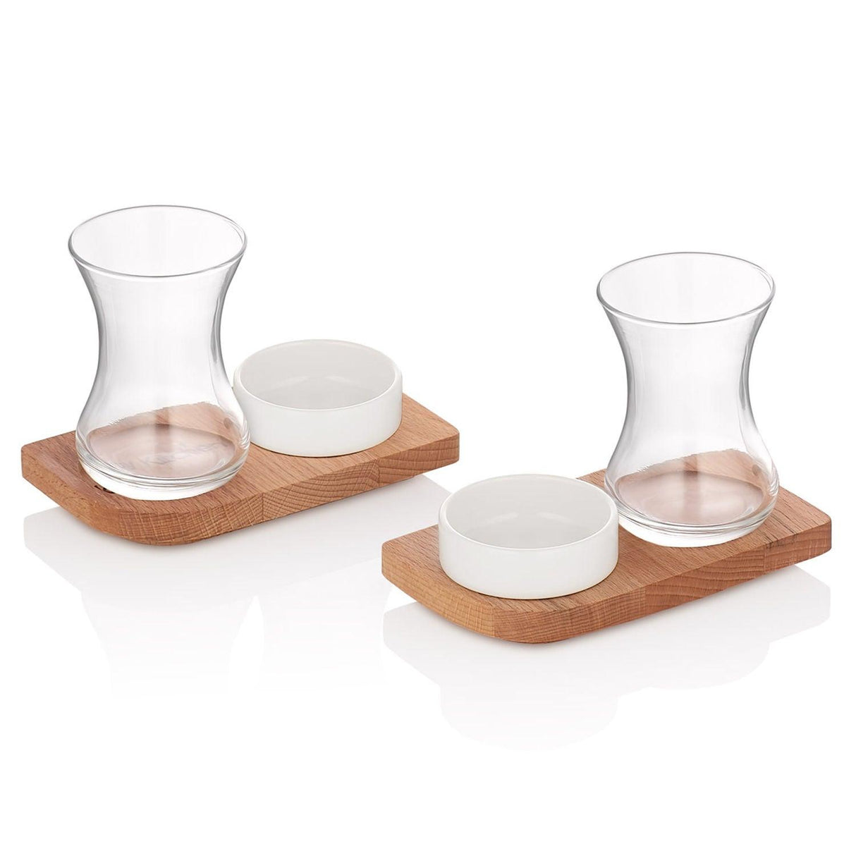 Set de ceai, Natural, 10.5x16.5x14 cm