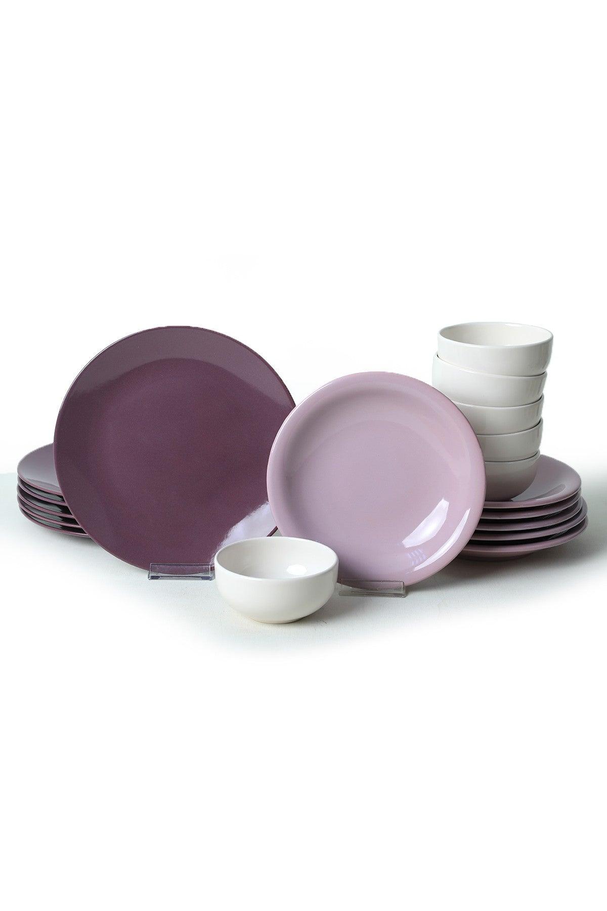 Set de cină din ceramică, Multicolor, 26 cm