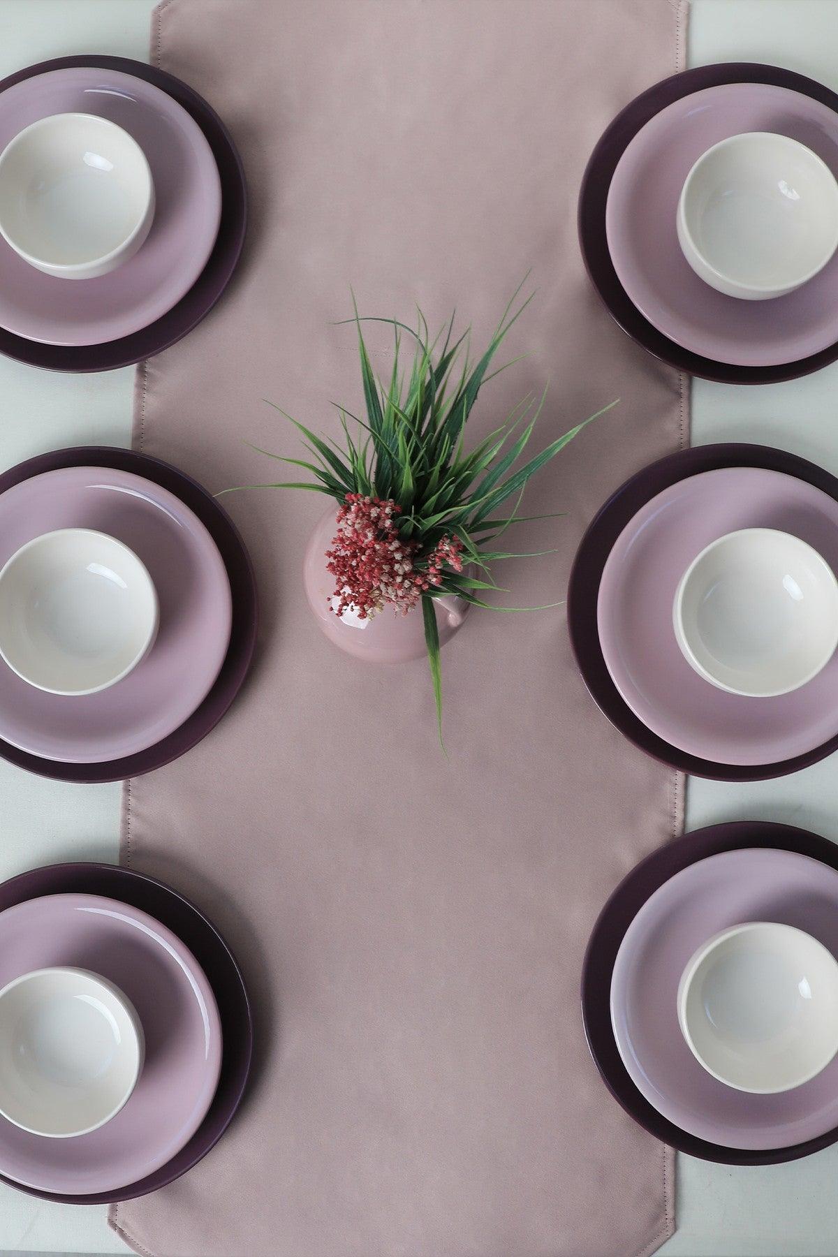 Set de cină din ceramică, Multicolor, 26 cm