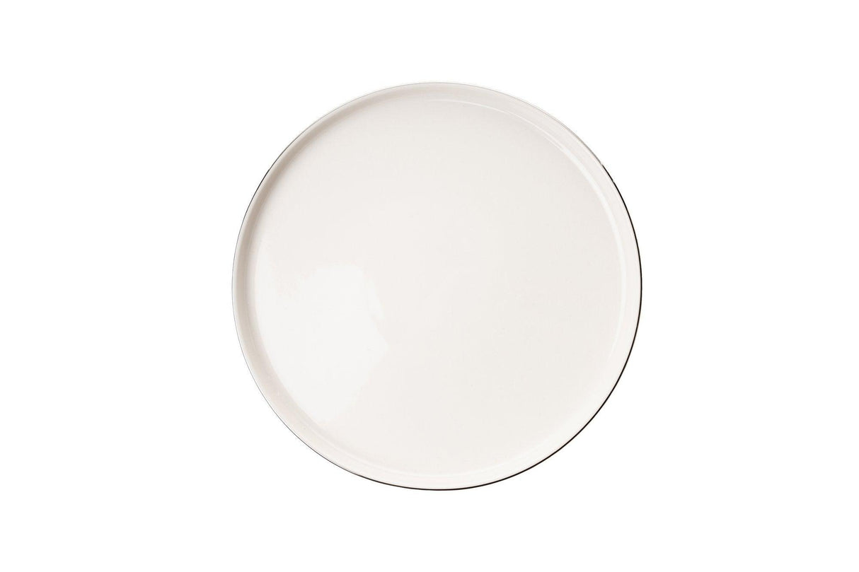 Set de cină Z, Alb, 26x2x26 cm