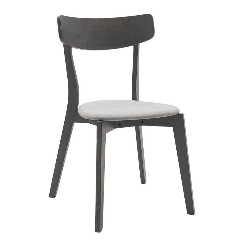 Set de dining Benson - Toto 5 piese, Gri - Nuc, 80x80x75 cm - Gri