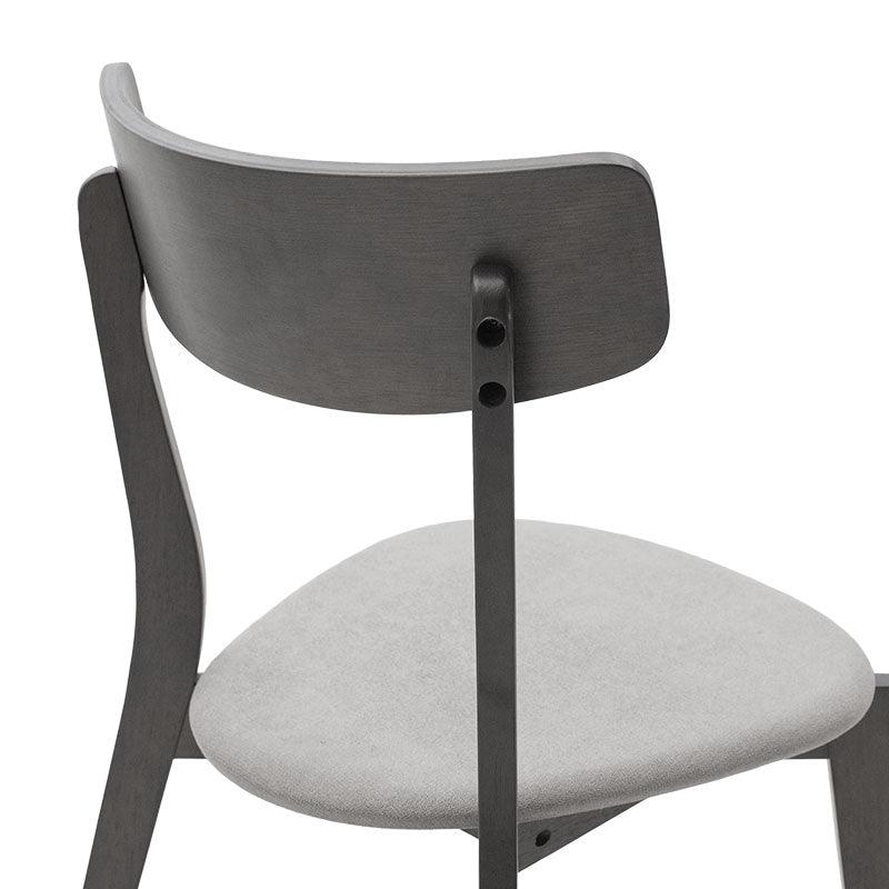 Set de dining Benson - Toto 5 piese, Gri - Nuc, 80x80x75 cm - Gri