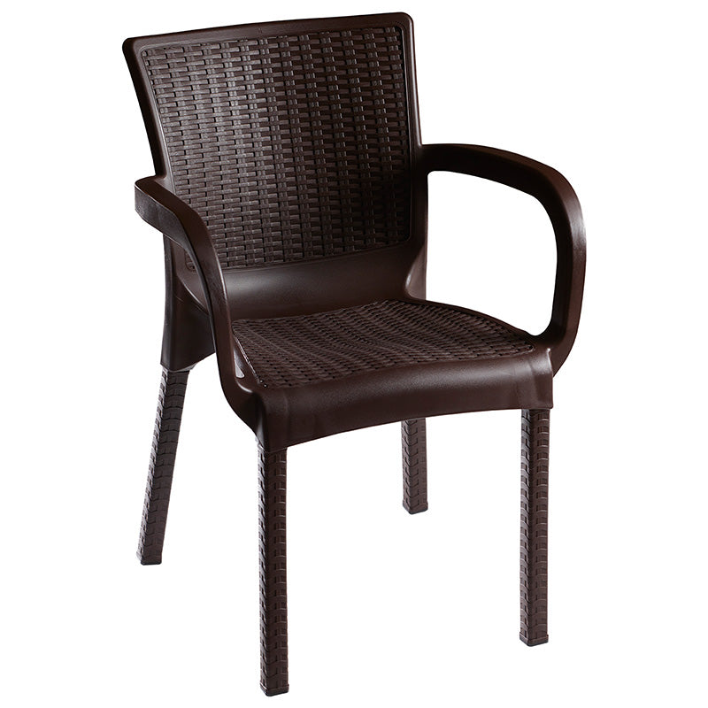 Set de gradina masa si scaune Explore-Festive set 7piese, maro, 150x90x73 cm, detaliu produs