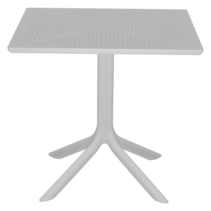 Set de gradina masa si scaune Groovy-Confident set 3 piese, alb, 80x80x74 cm, imagine suplimentara