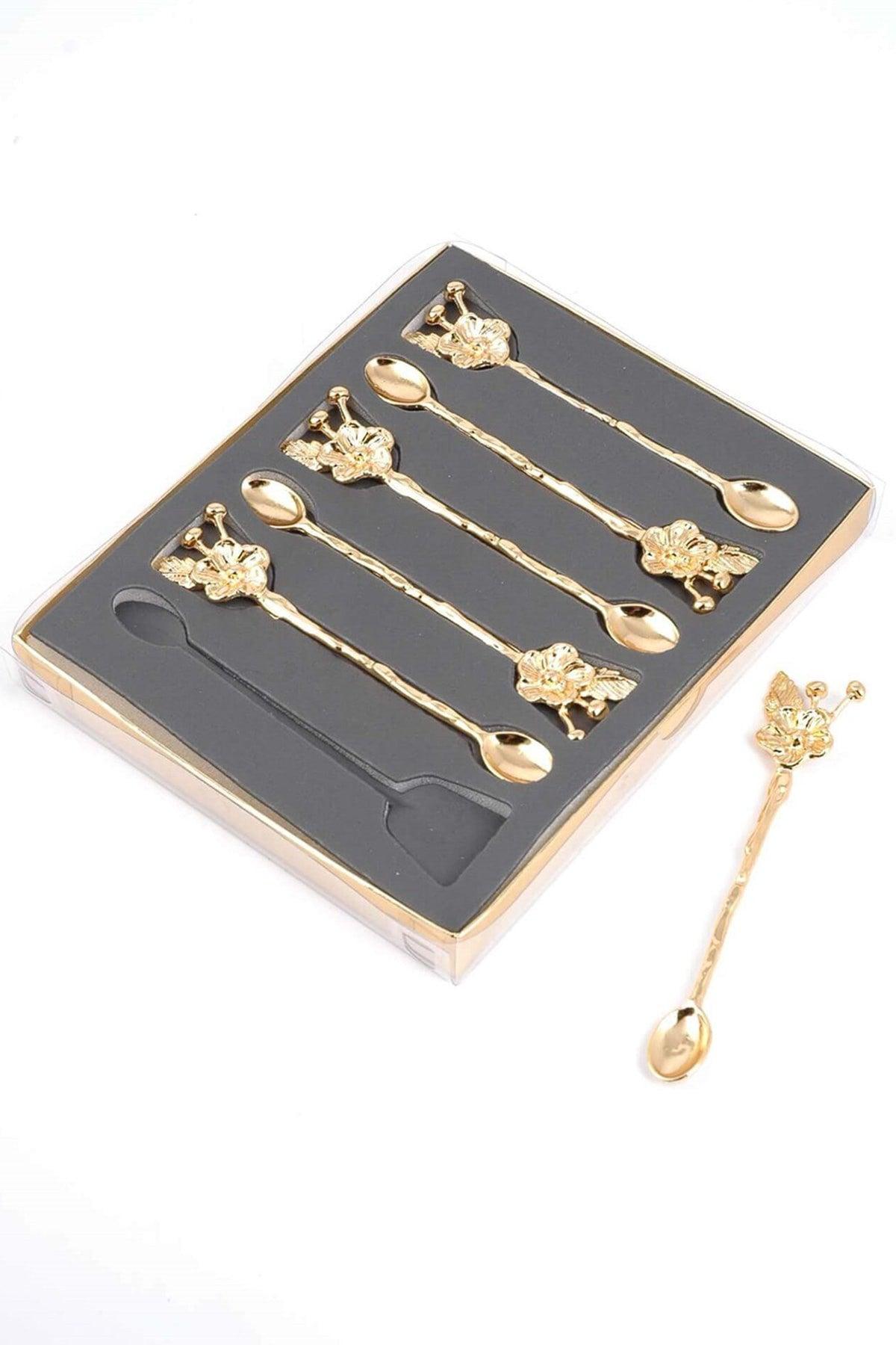 Set de lingura, Aur, 3x0.2x13.5 cm