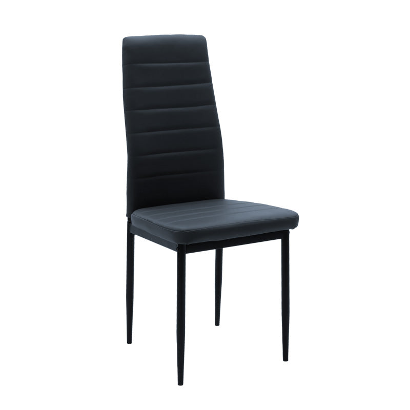 Set de Masa 5 piese Natali-Parker facut culori, negru-Natural, 120x80x76 cm, imagine suplimentara