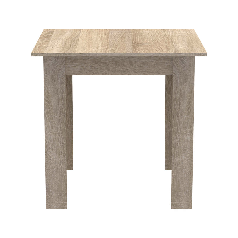Set de Masa de 3 piese Manka I - Gaston, sonoma-negru, 80x80x77 cm