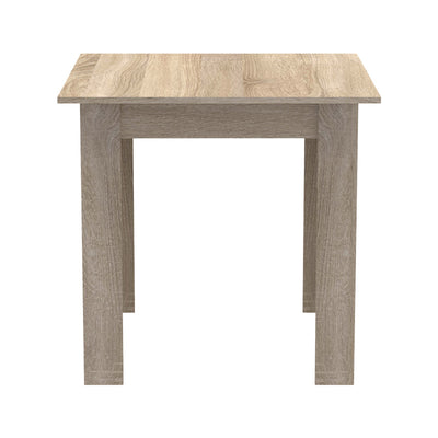 Set de Masa de 3 piese Manka I - Gaston, sonoma-negru, 80x80x77 cm, foto produs 7