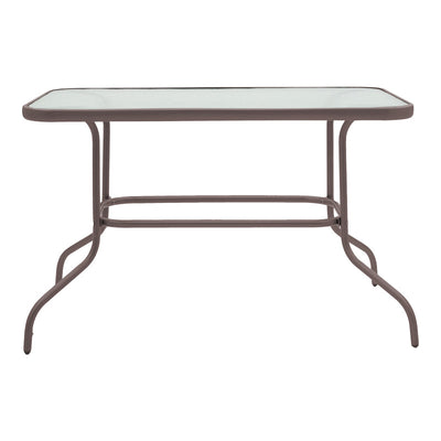 Set de masă de bucătărie Valor-Sussie, Metal și Sticlă, Maro, 110x60x70 cm, foto produs 6