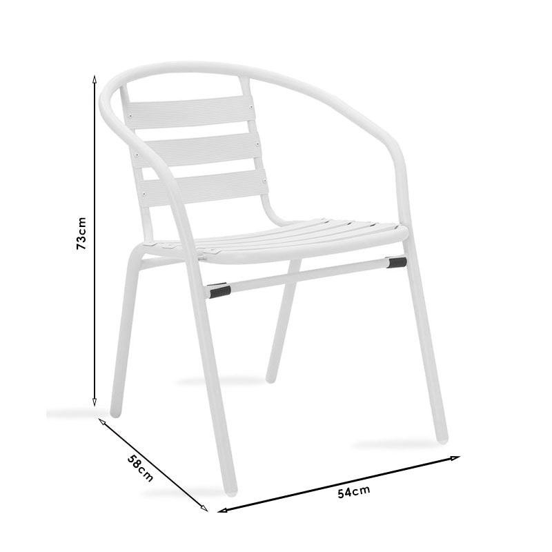 Set de Masa de dining Watson-Tade 3 piese metal-negru-sticla, D60x70 cm, foto produs 6