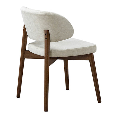 Set de masa din lemn masiv Eleganza-Siena piese, nuc, 180x99x76 cm, detaliu produs